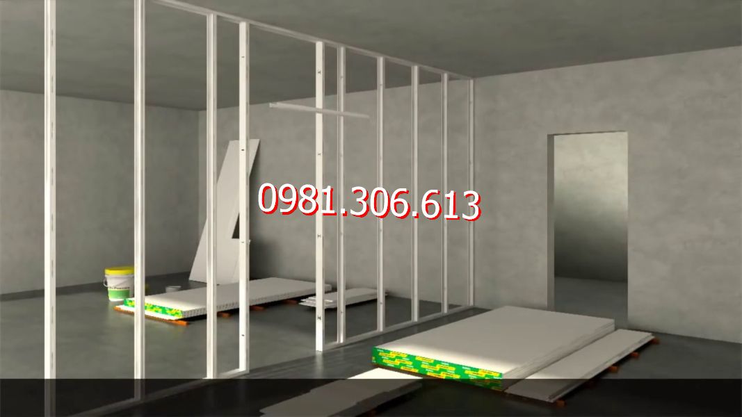 vách ngăn bằng tôn xốp